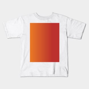 Brilliant Colors: Orange Transforms to Red Kids T-Shirt